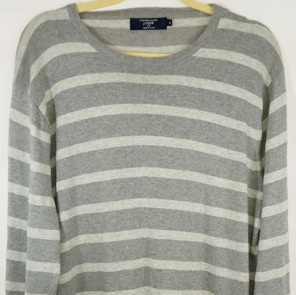 J Crew Men's Cotton with Cashmere Sweater.